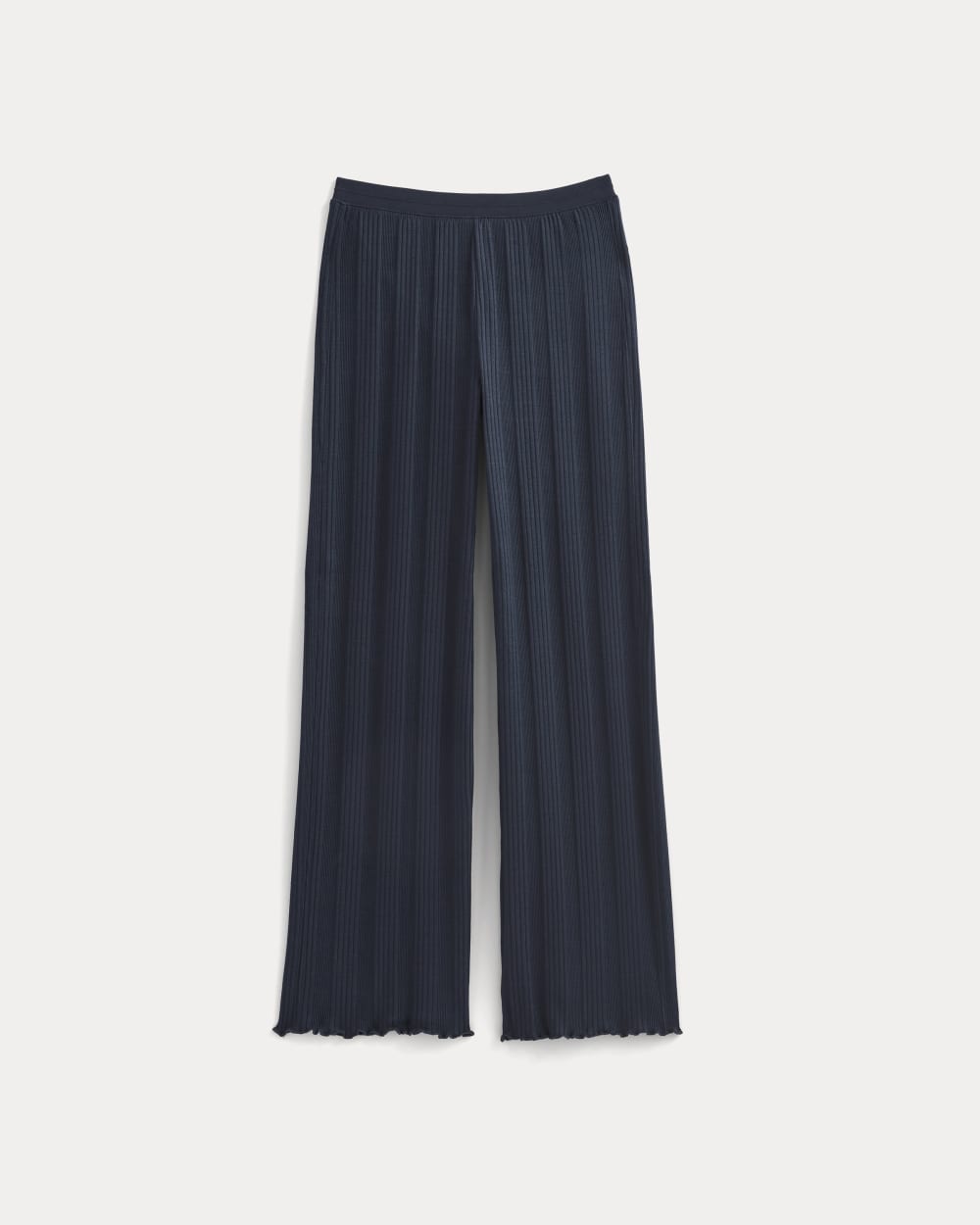 Lounge Rib Pant in Navy — alternate view