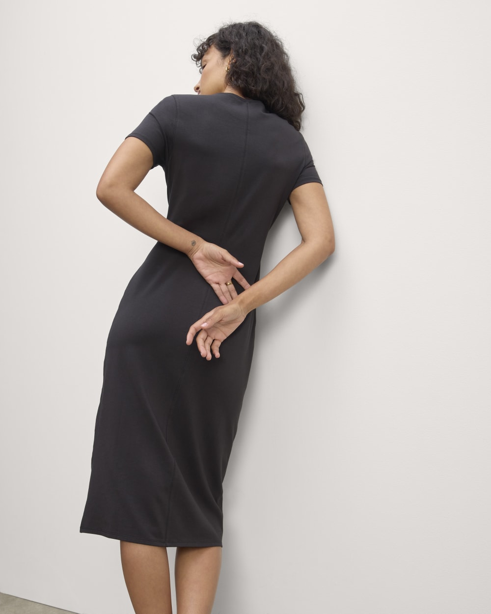 The Form Dress in Black — detail view