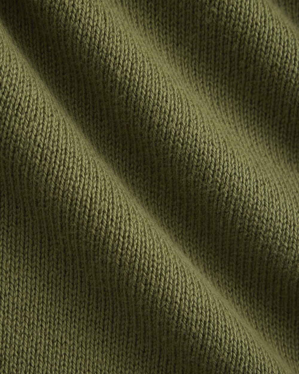 The Boxy Sweater in Everyday Cotton in Mayfly — detail view