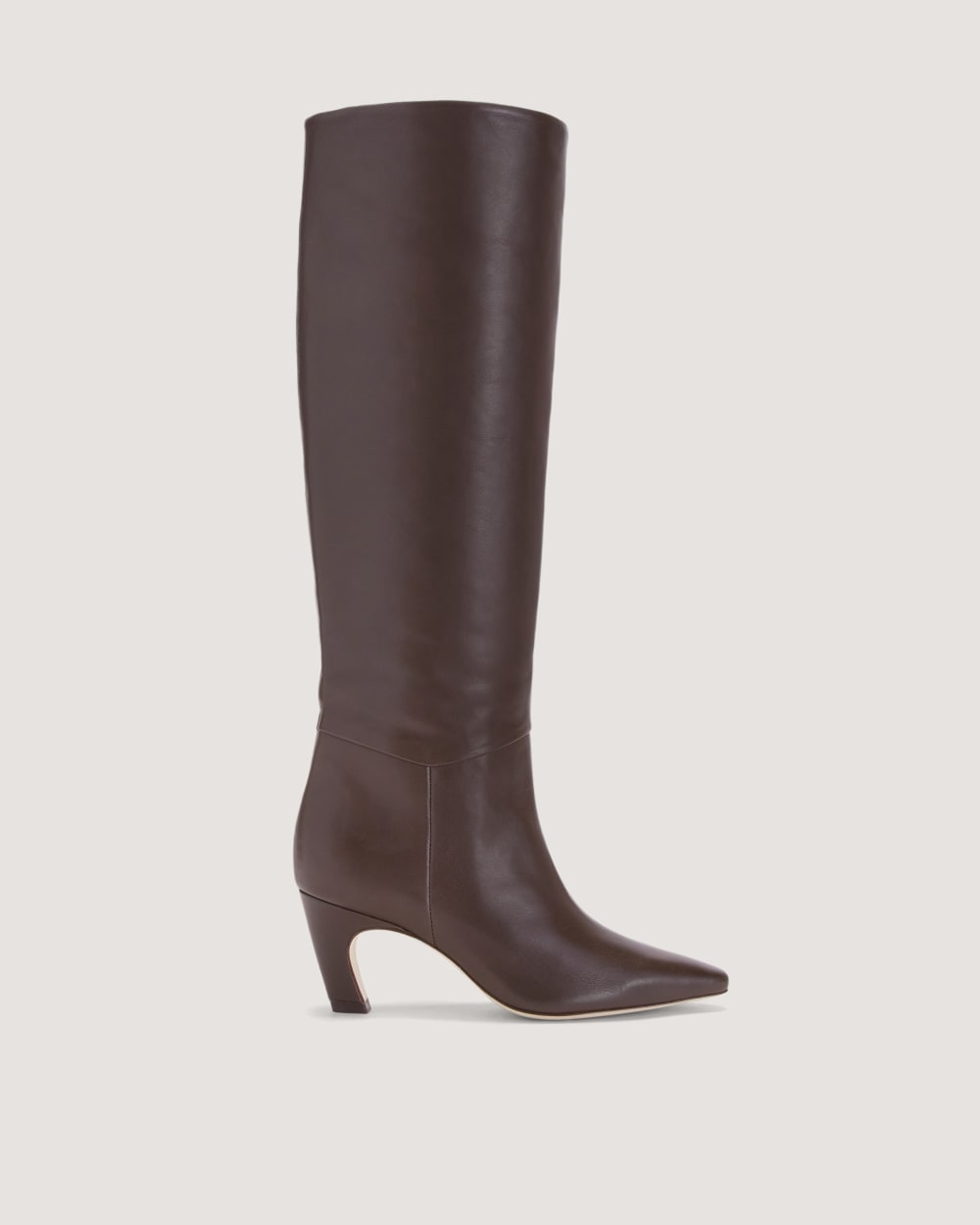 The Banana Boot in Dark Brown — front view