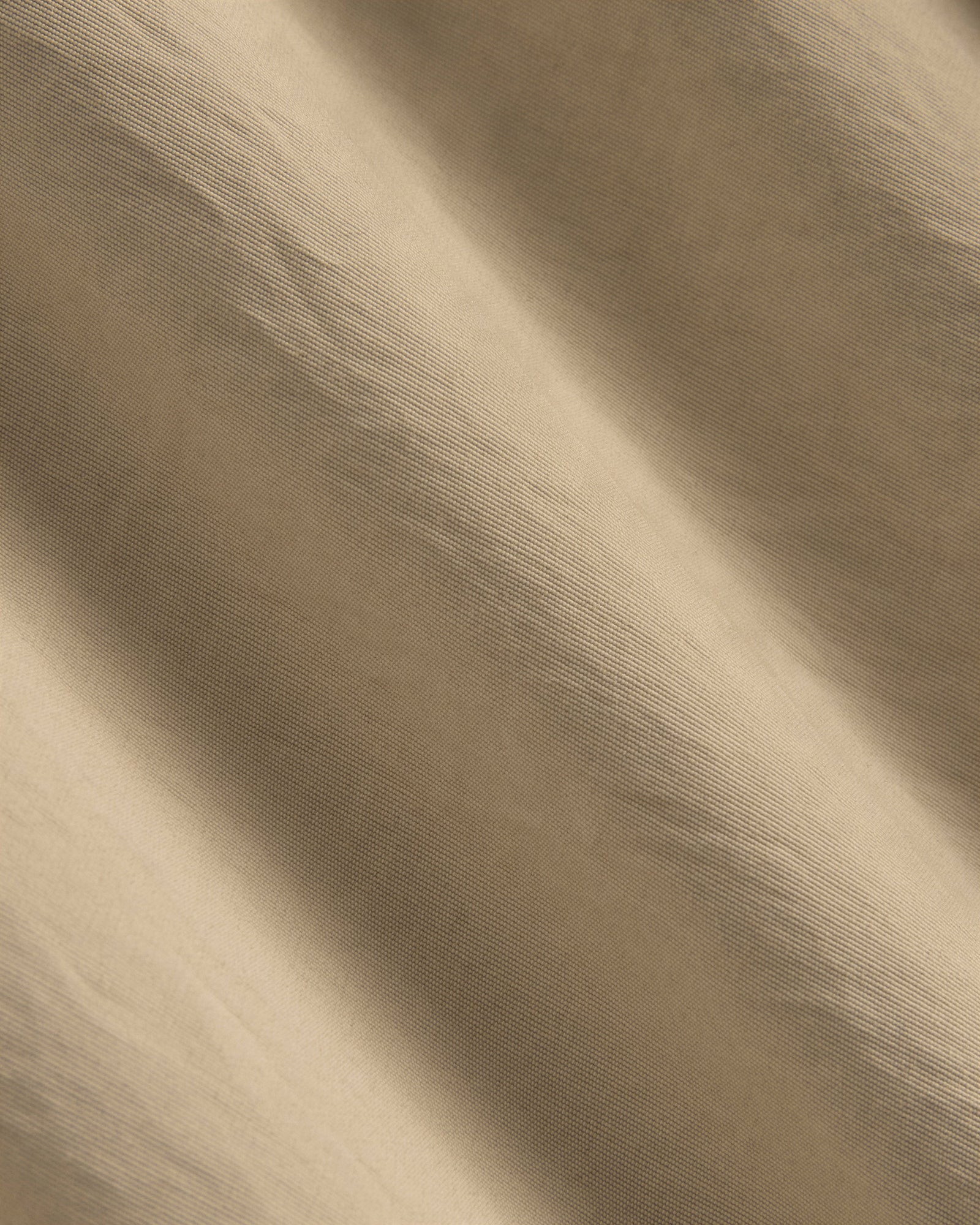 The Short Anorak in Trench Coat Khaki — detail view