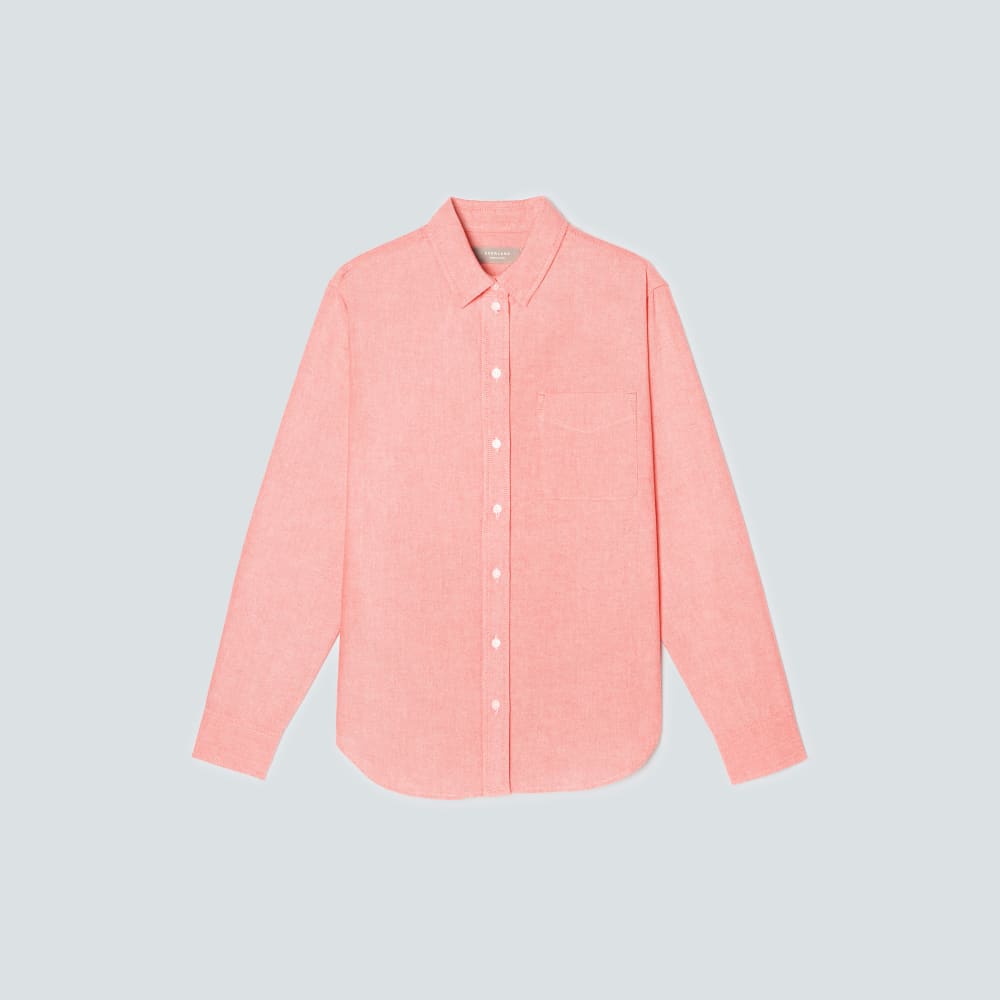 The Must-Have Oxford Shirt in Red Orange — alternate view