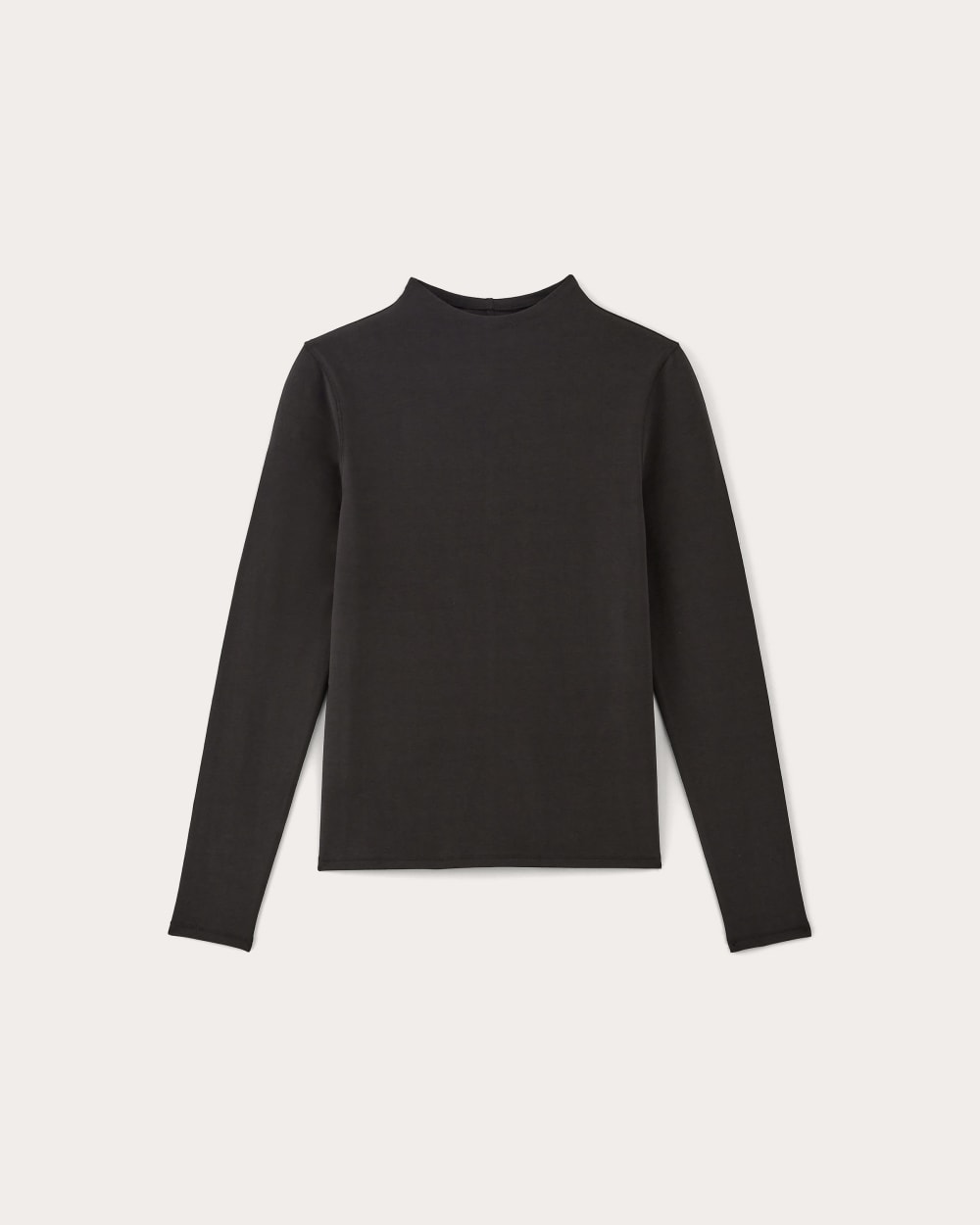 The Form Funnel-Neck Tee in Black — alternate view