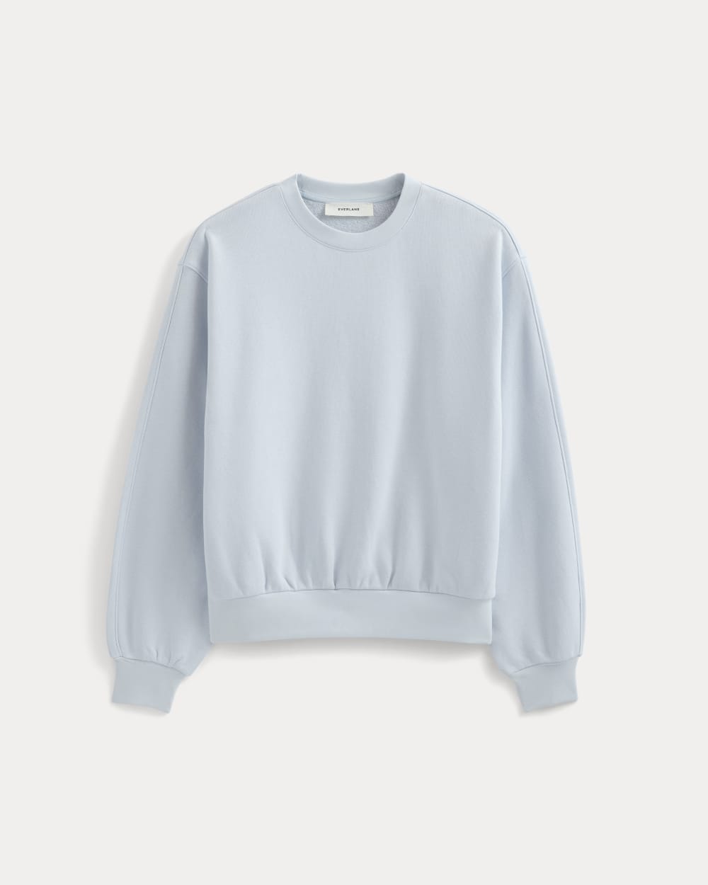 Lightweight Terry Blouson Crew in Skywriting — alternate view
