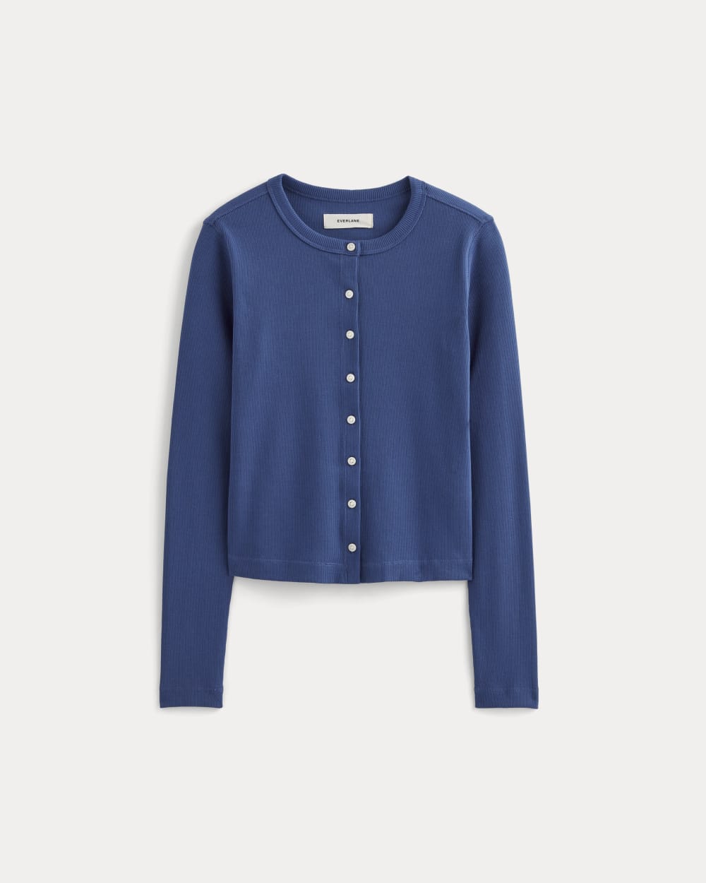 The Selfie Cardigan in Bright Cobalt — alternate view