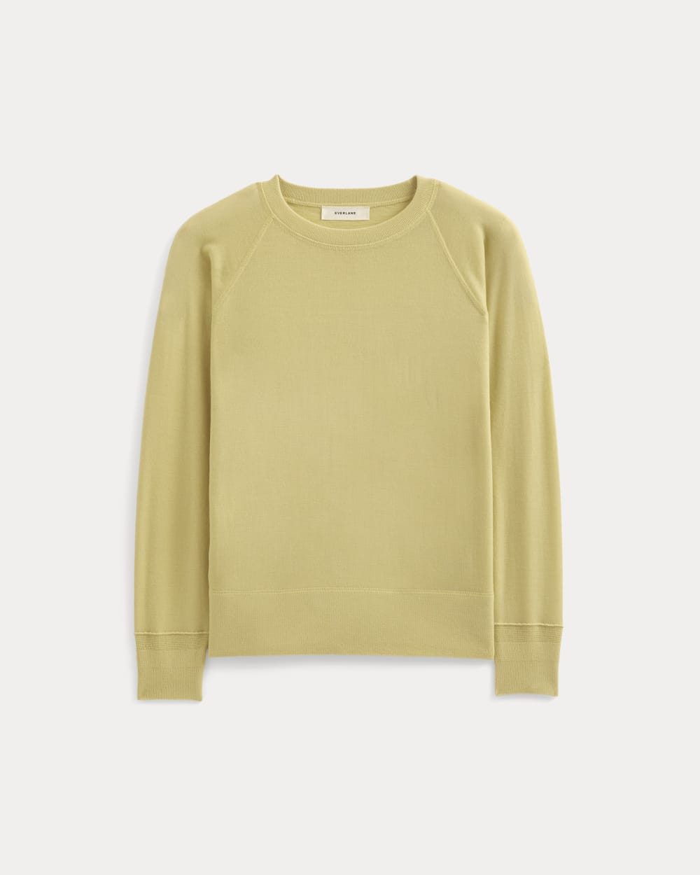 Raglan Sweater in Ultrasoft Merino in Double Cream — alternate view