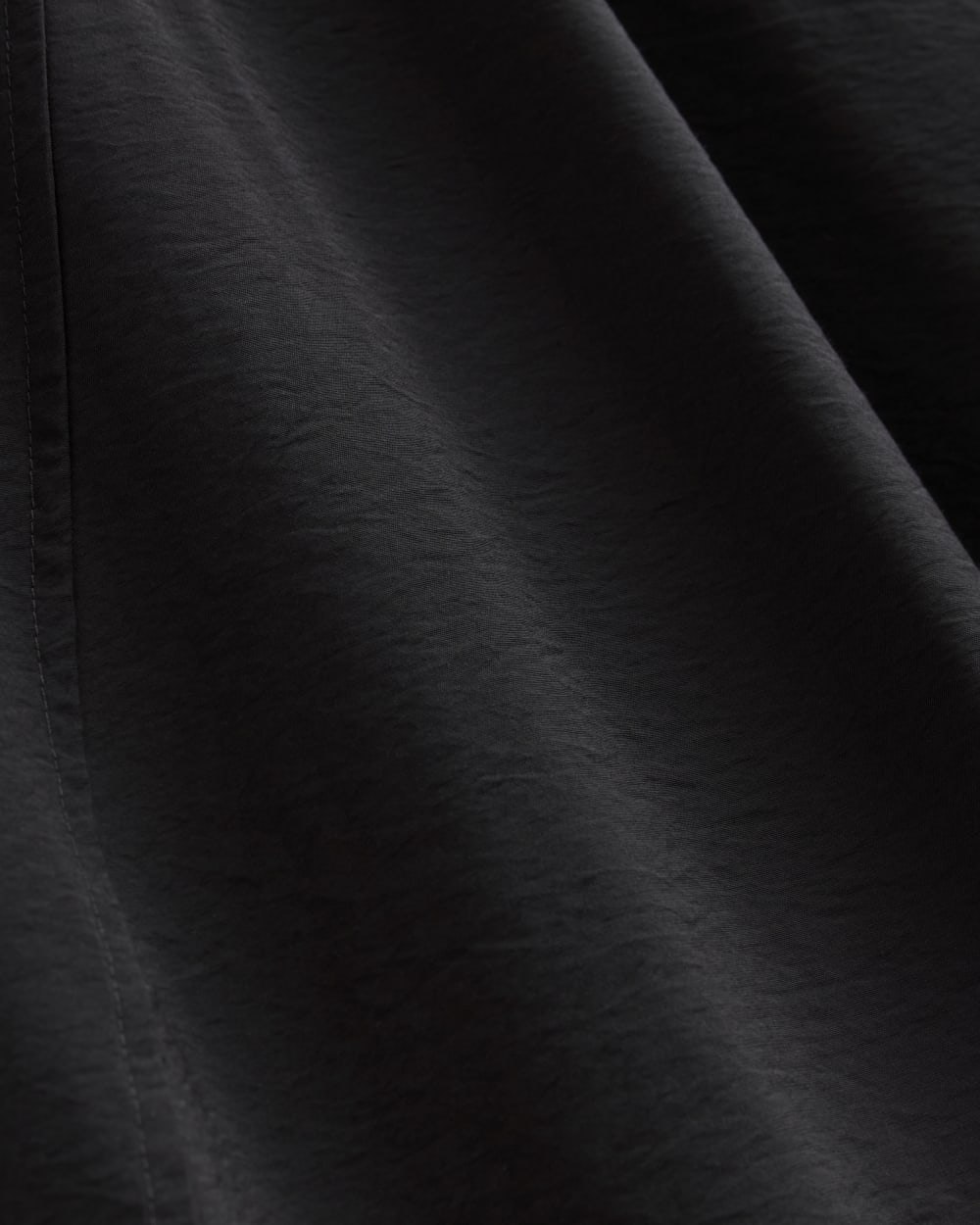 The V-Neck Dress in SoftLuxe in Black — detail view
