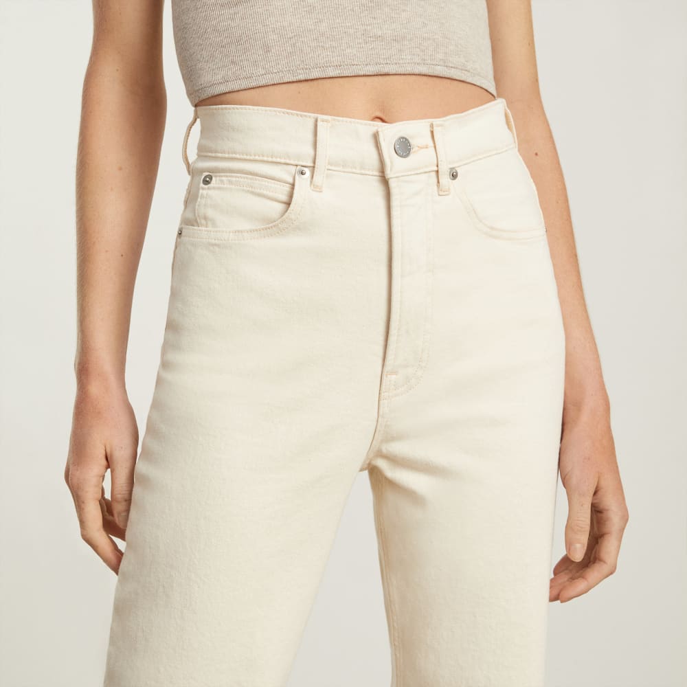 The Way-High® Jean in Ecru — detail view