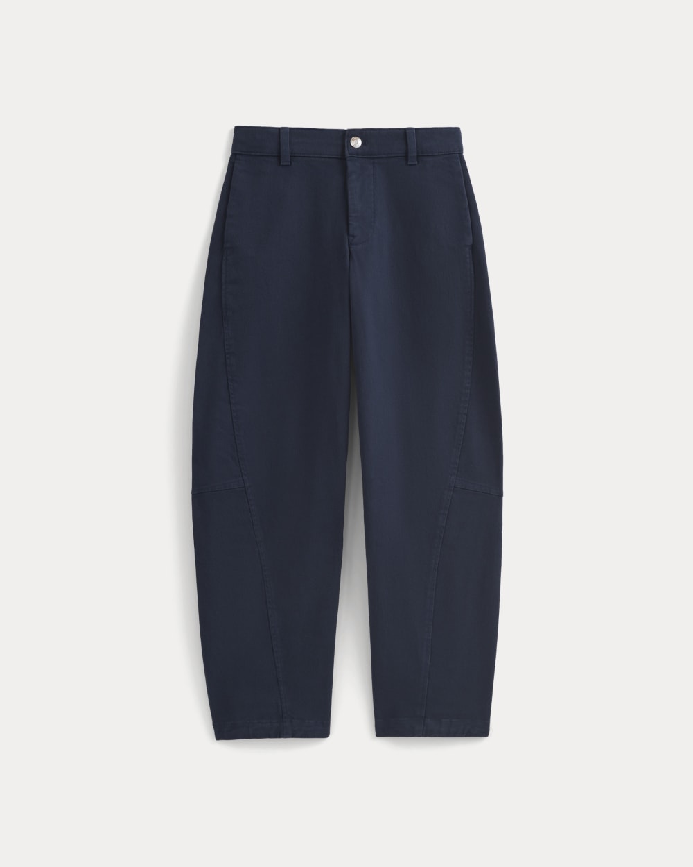 Twisted Seam Barrel Pant in Navy — alternate view