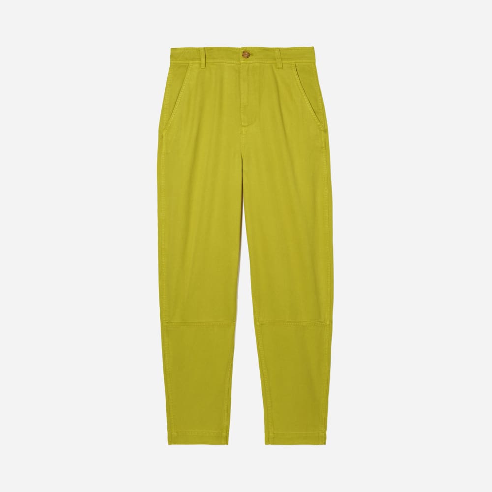 The Chino in Buttersoft in Key Lime — front view