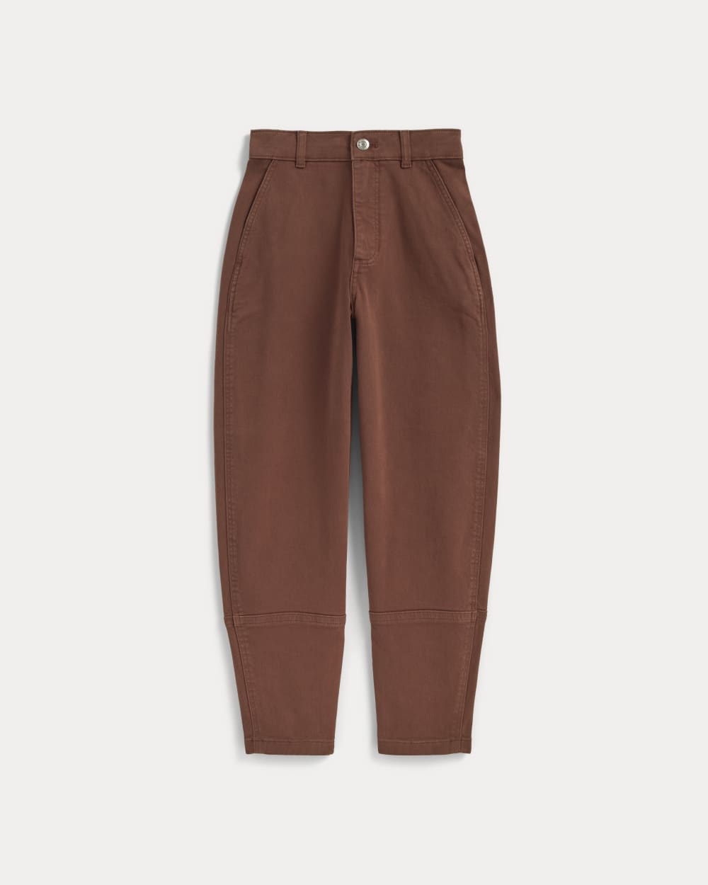 The Utility Barrel Pant in Rosewood — alternate view