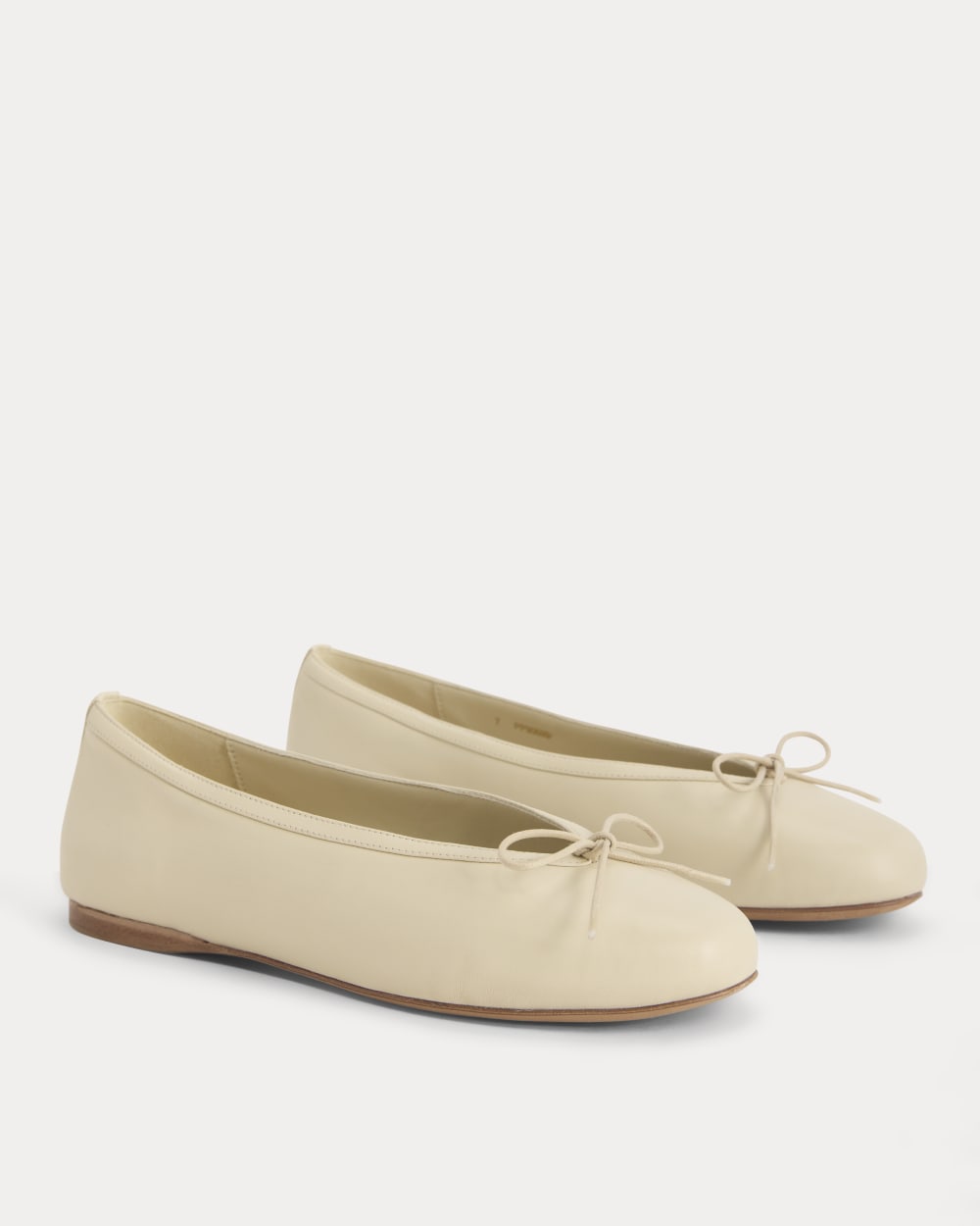 Made in Italy Ballet Flat in Crema — alternate view