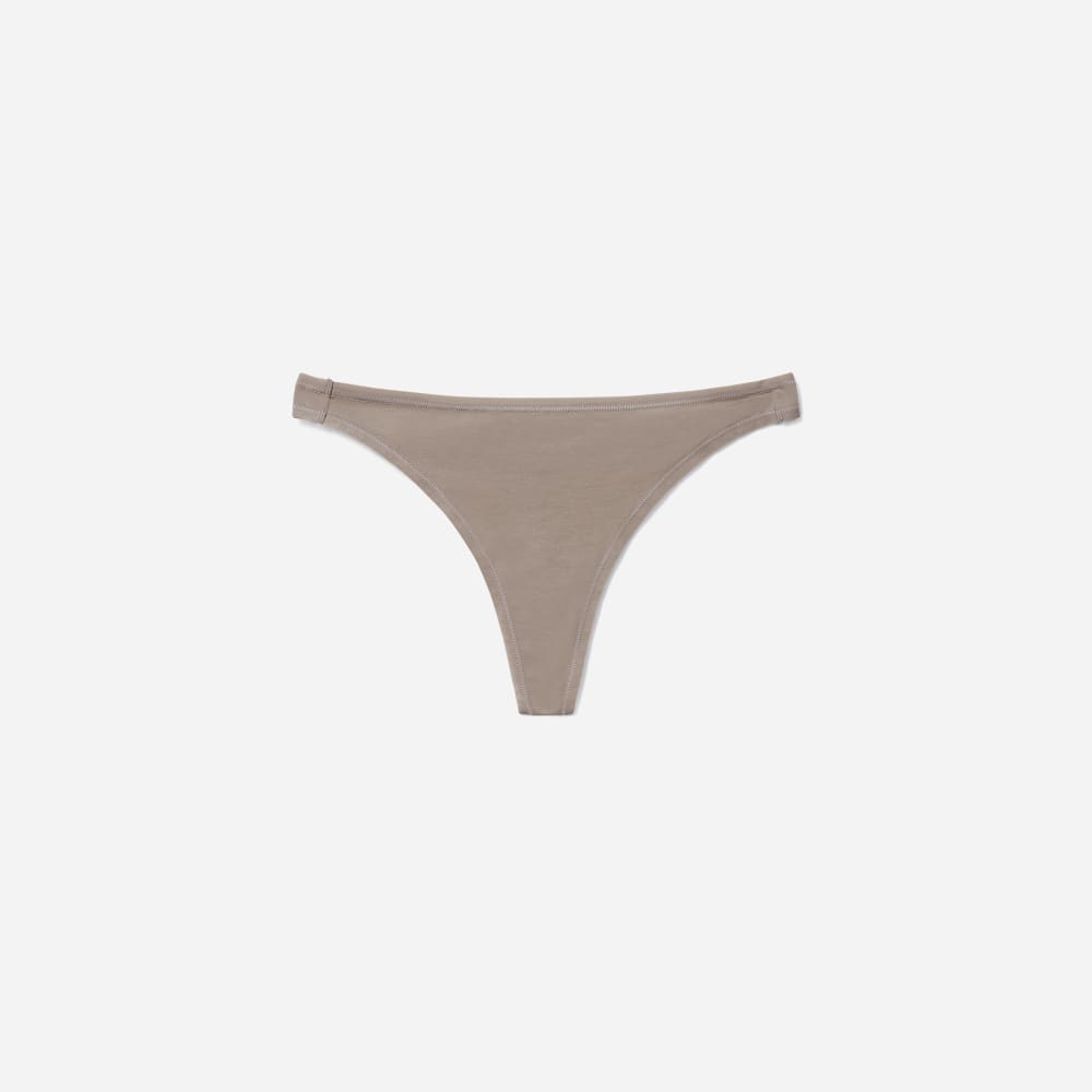 The Cotton Thong in Burnt Sugar — front view