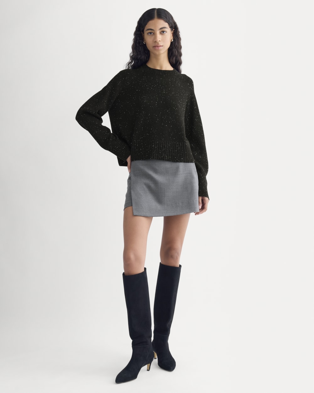 The Boxy Crew in Cashmere in Tinder Donegal — detail view