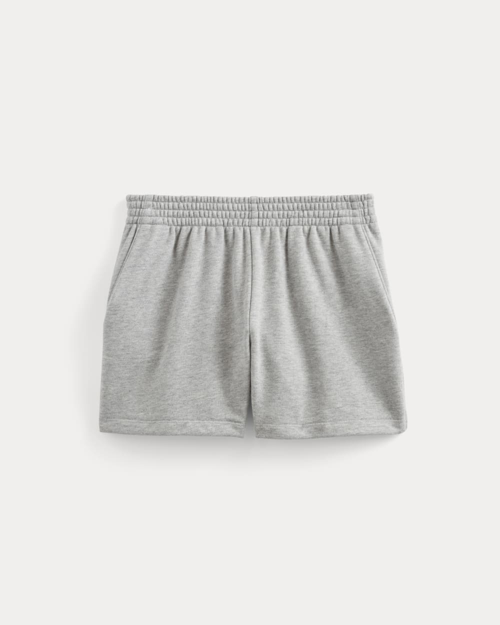 The Off Duty French Terry Short in Heathered Grey — alternate view