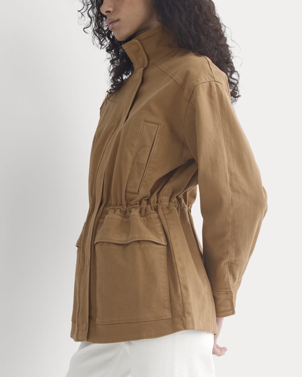 Field Jacket in Oak Brown — detail view