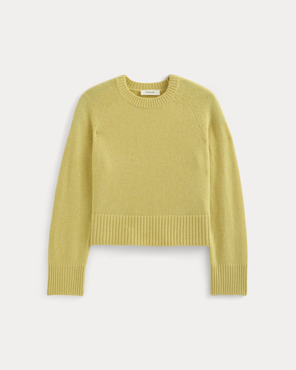 The Boxy Crew in Cashmere in Double Cream Heather — alternate view