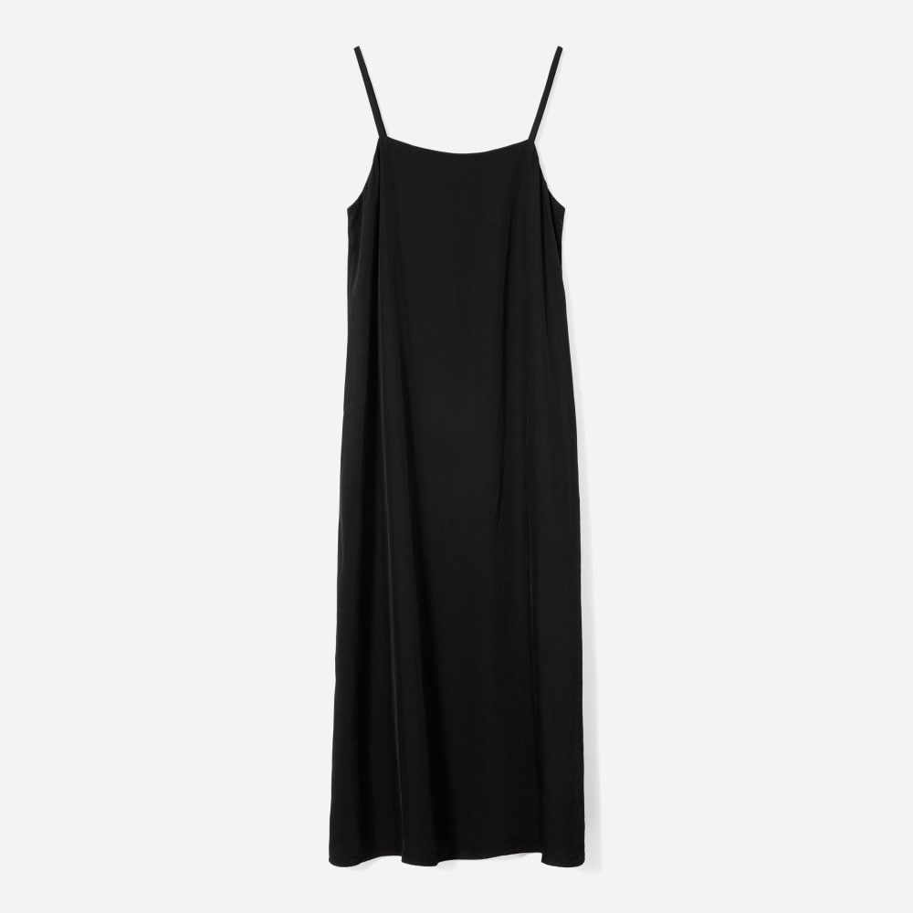 The Japanese GoWeave® Slip Dress in Black — alternate view