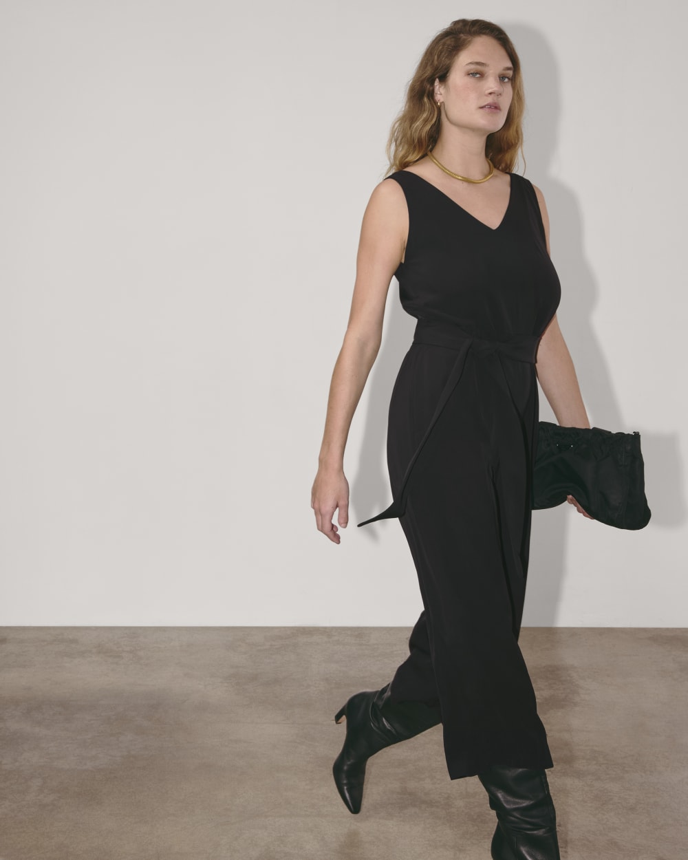 The Ultimate Jumpsuit in Black — detail view