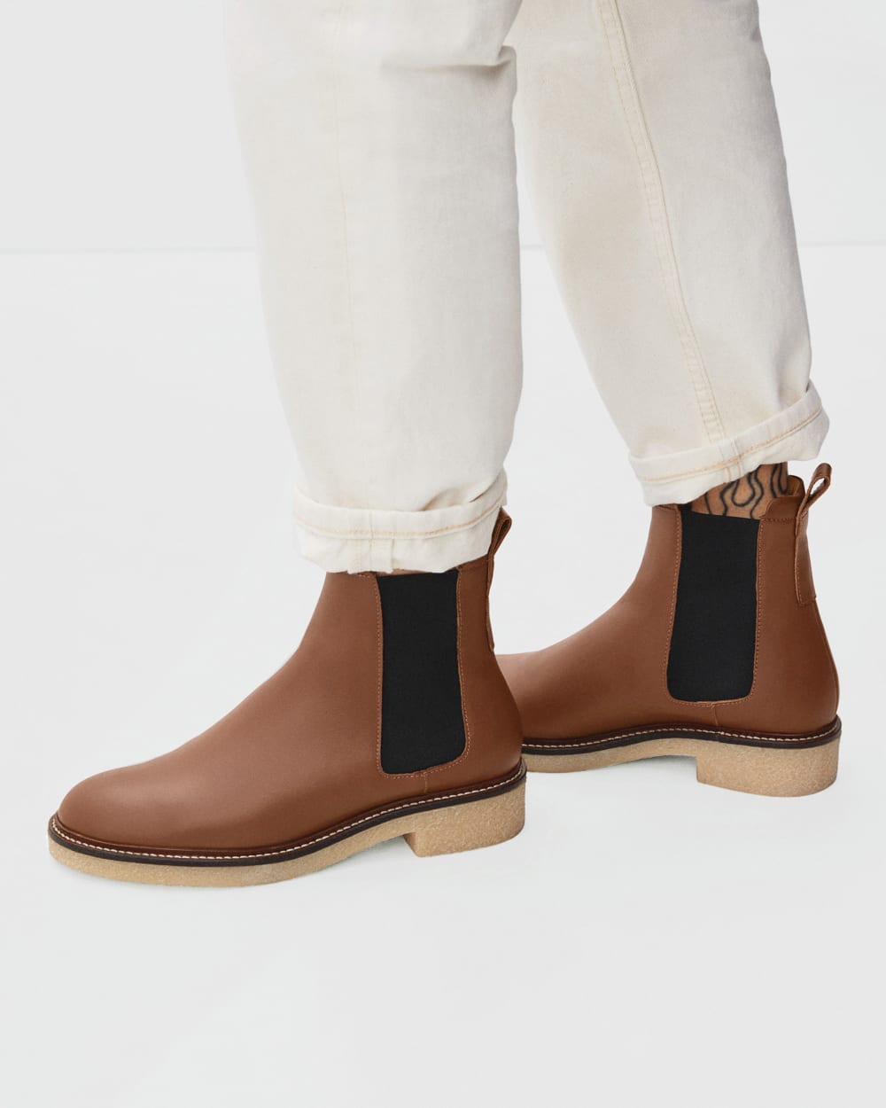 The Chelsea Boot in Tobacco — alternate view