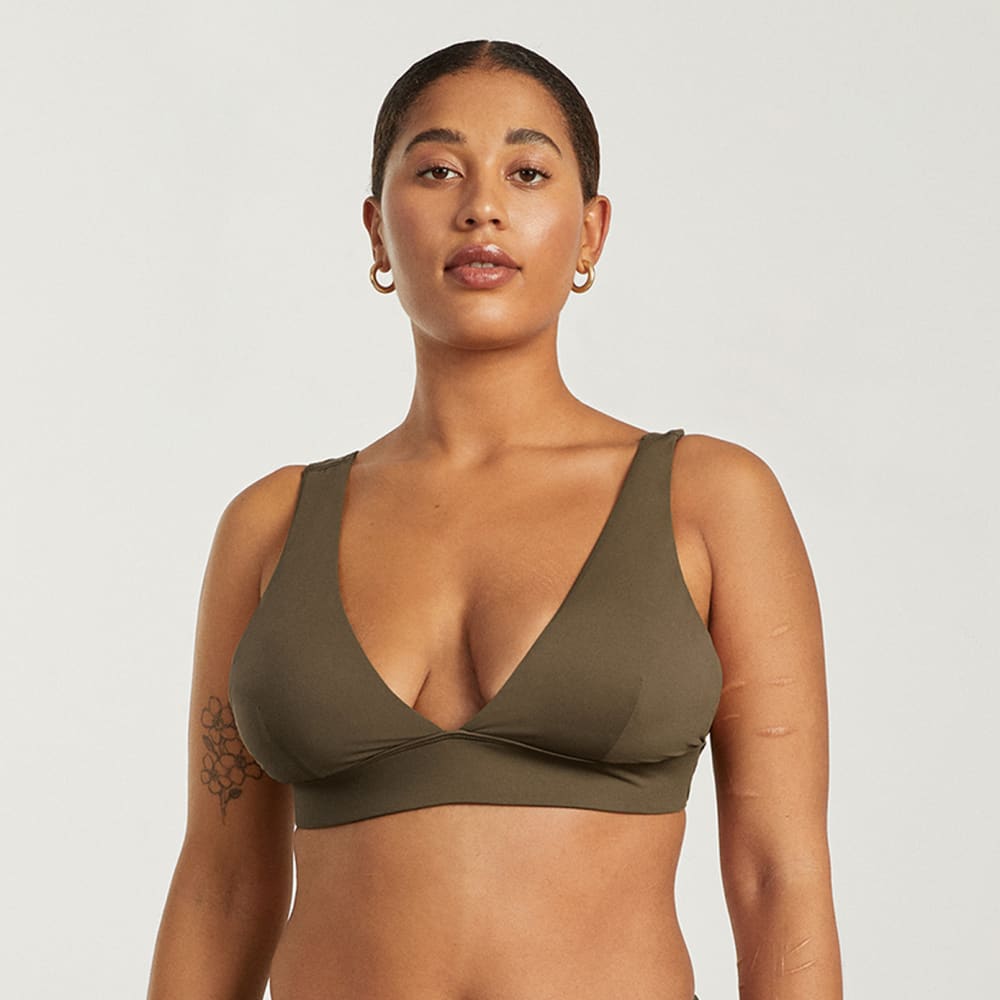 The Triangle Bikini Top in Beech — alternate view