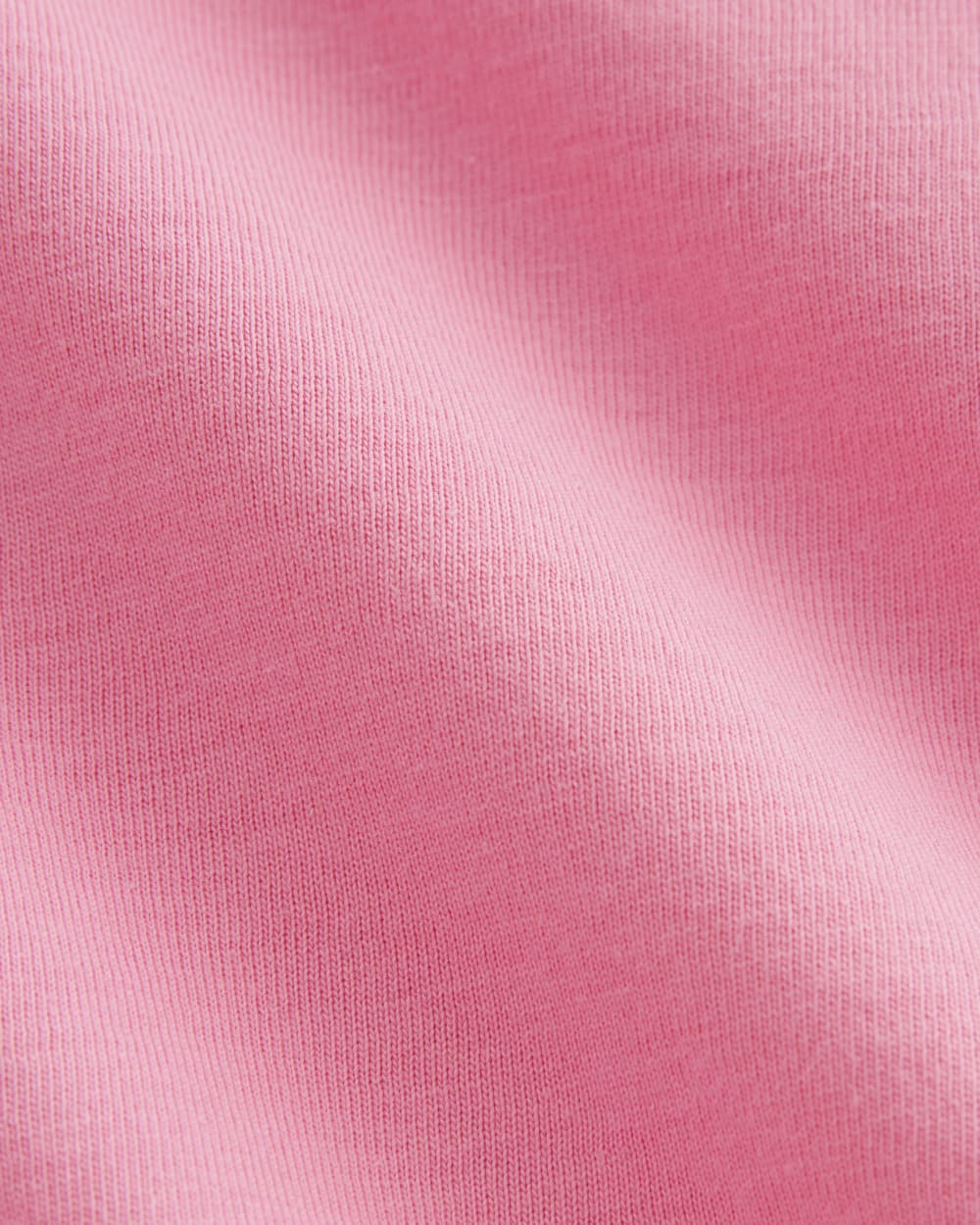 The Essential Square-Neck Tank in Deep Pink — detail view