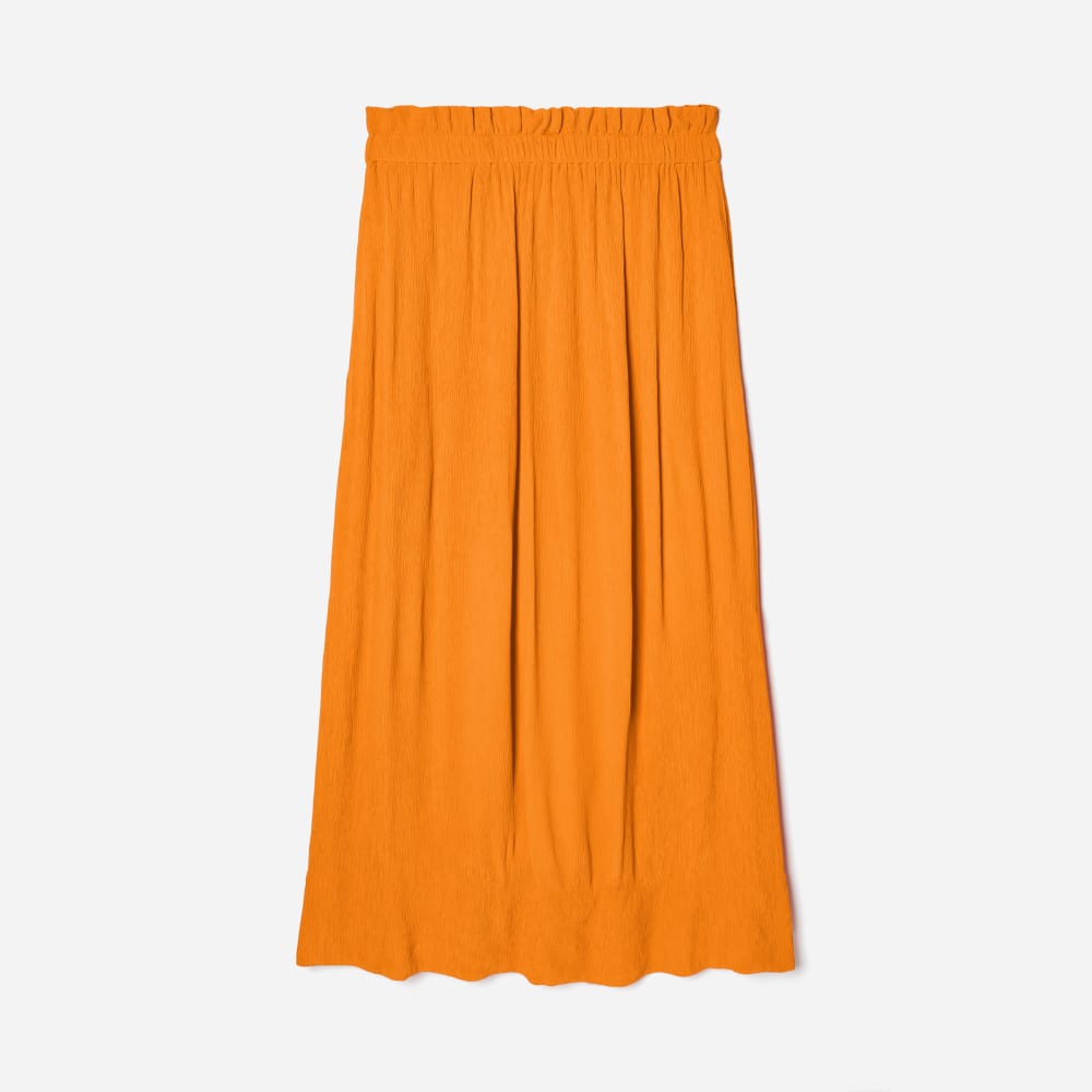 The Naia™ Ripple Skirt in Turmeric — front view