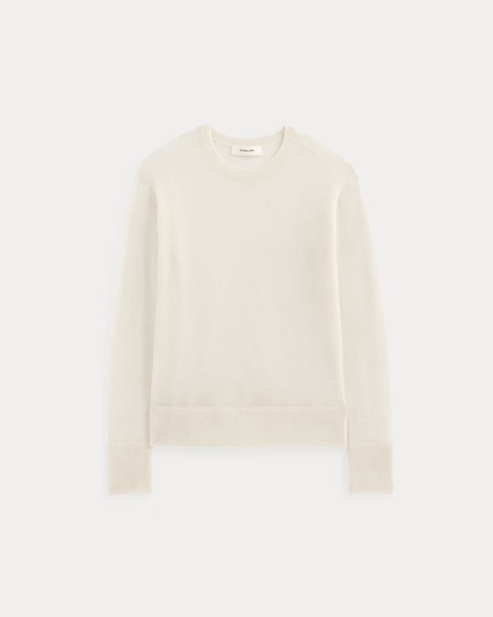 The Air Alpaca™ Relaxed Crew Top in Birch — alternate view