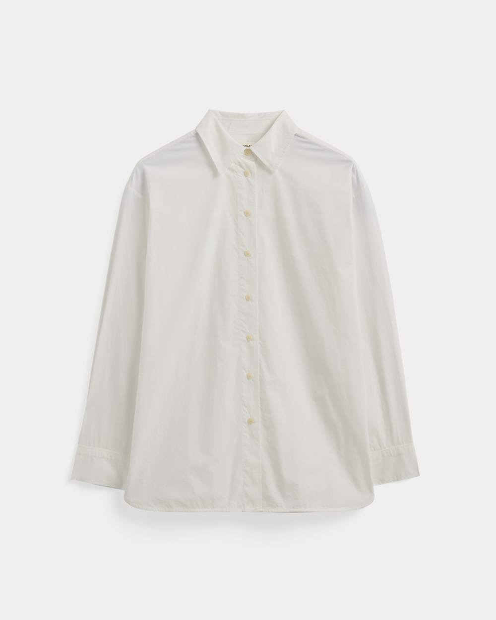 The Boyfriend Shirt in Ultrasoft Cotton in White — alternate view