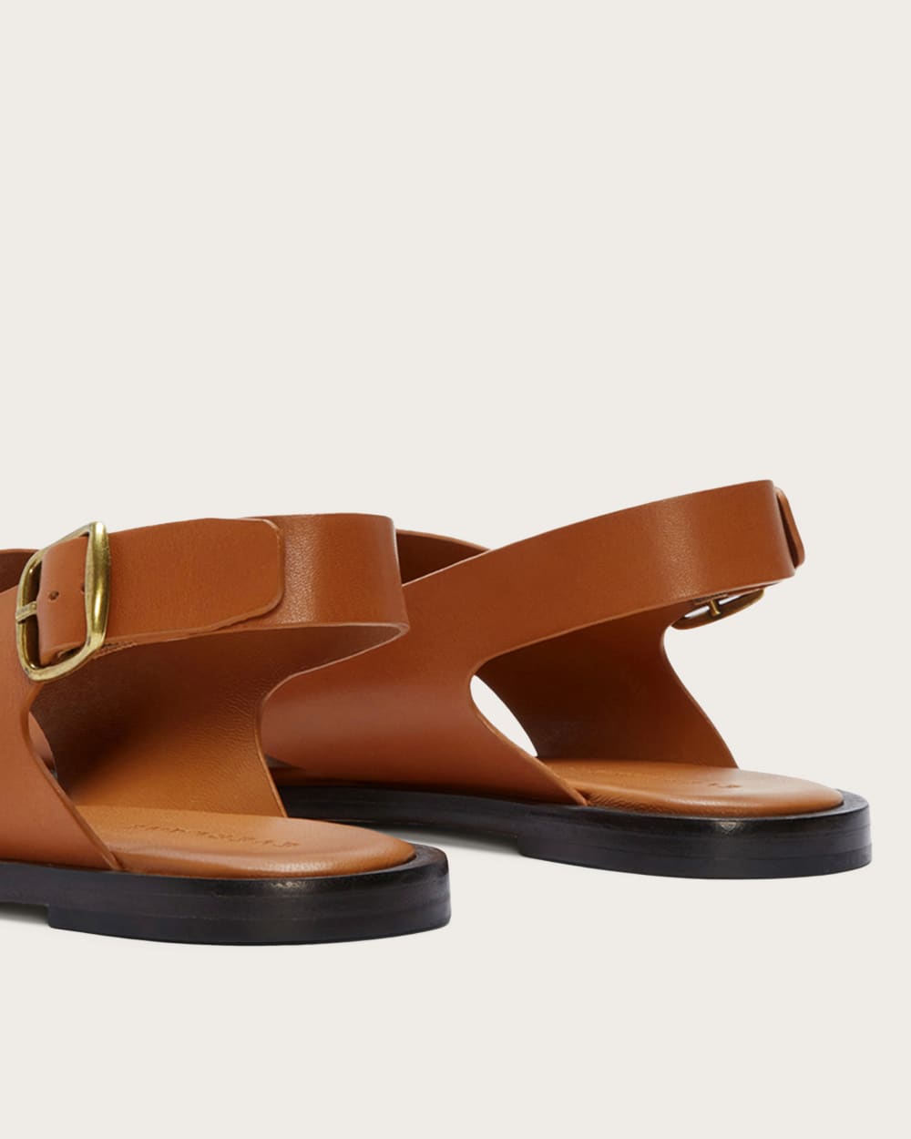 The City Crossover Sandal in Desert Tan — detail view