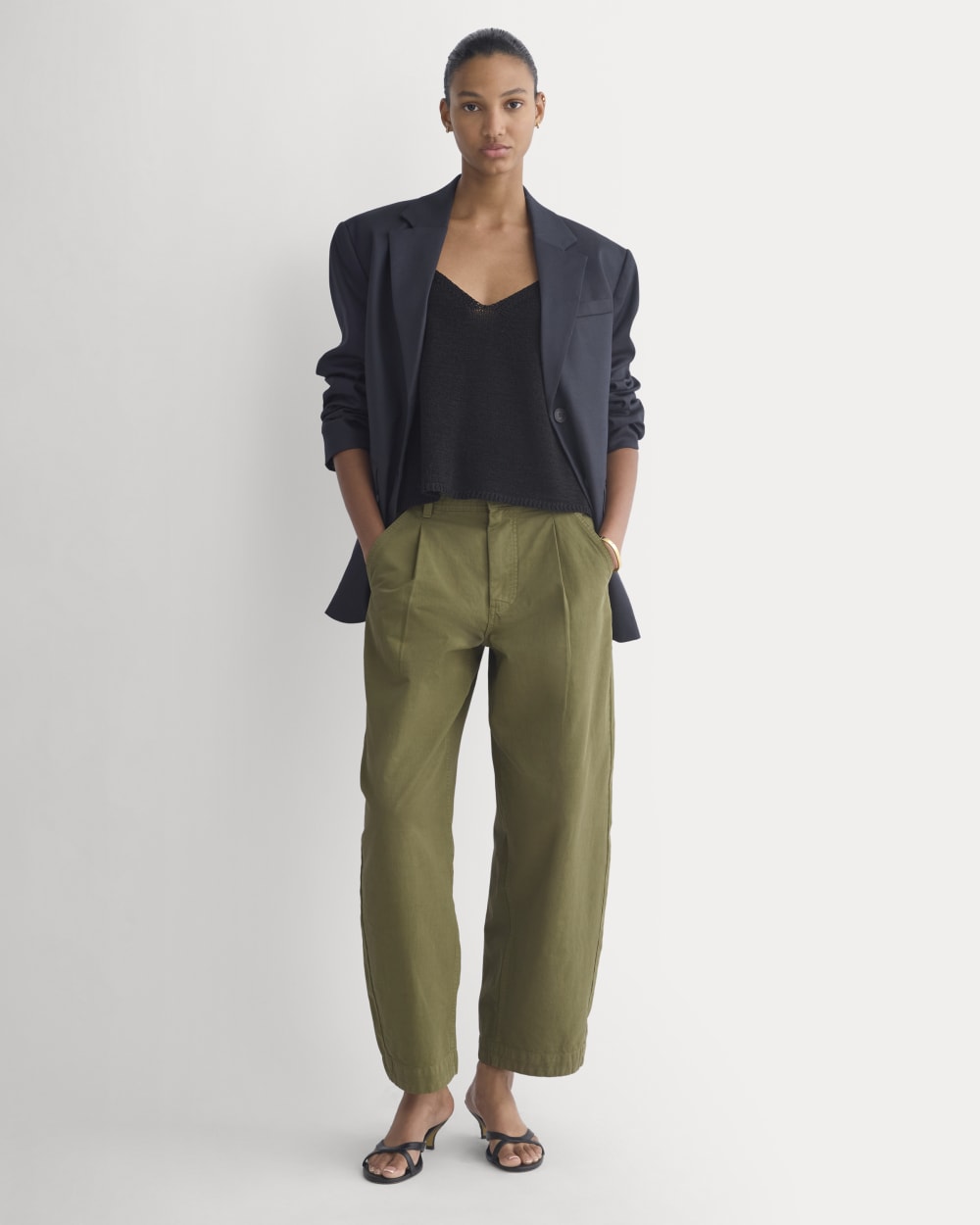 The Everywhere Pant in Mayfly — front view