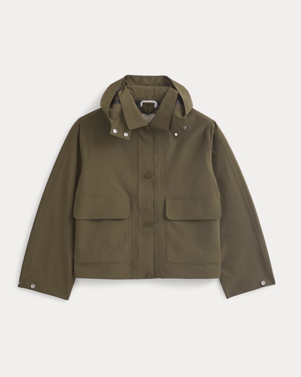 Re:Cycled Nylon Barrel Jacket in Beech — alternate view