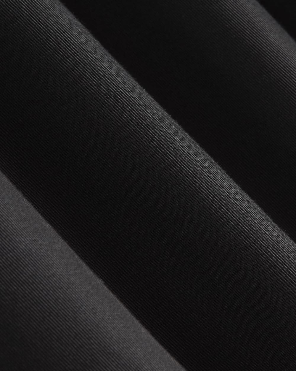 The Modern Trench Coat in Black — detail view