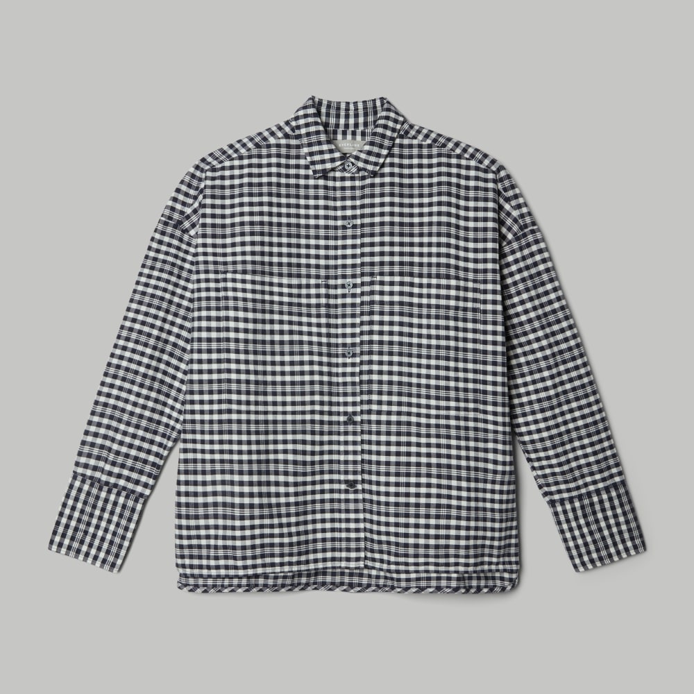 The Must-Have Oxford Shirt in Ocean Cavern Plaid — alternate view