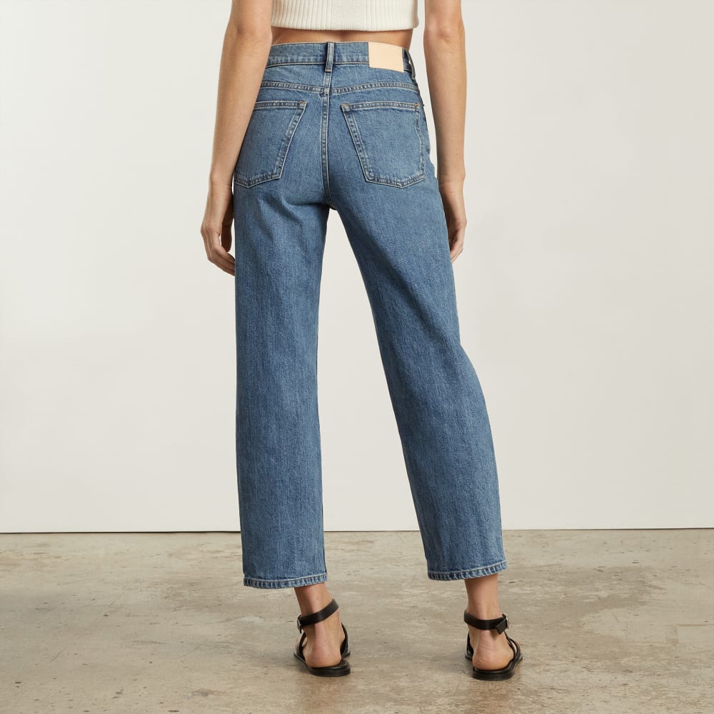 The Way-High® Jean in Folsom Blue — detail view