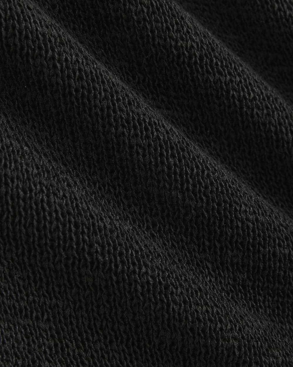 Button-Front Tank in Tape Yarn in Black — detail view