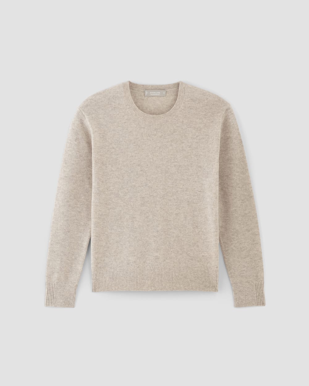 The Classic Crew in Cashmere in Canvas — alternate view
