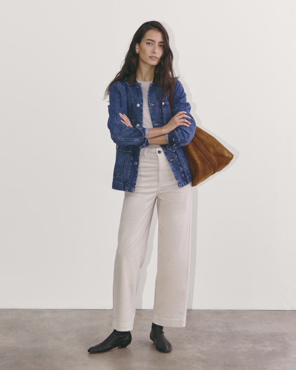 The Sailor Pant in Corduroy in Sandstone — front view