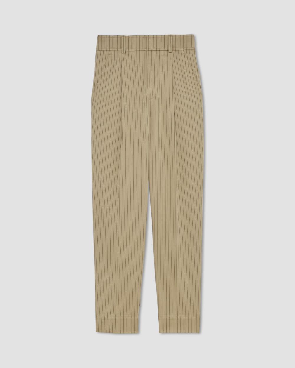 The Draper Tapered Pant in Buttersmooth in Cornstalk / Black — alternate view