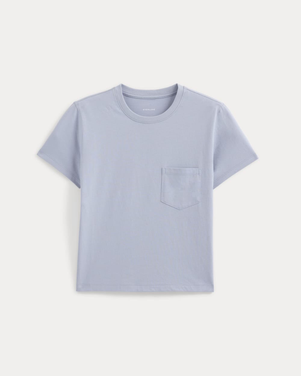 The Box-Cut Tee in Essential Cotton in Aleutian — alternate view