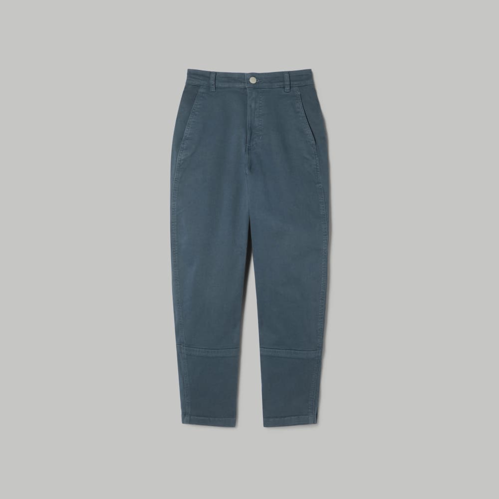 The Utility Barrel Pant in Faded Blue — alternate view