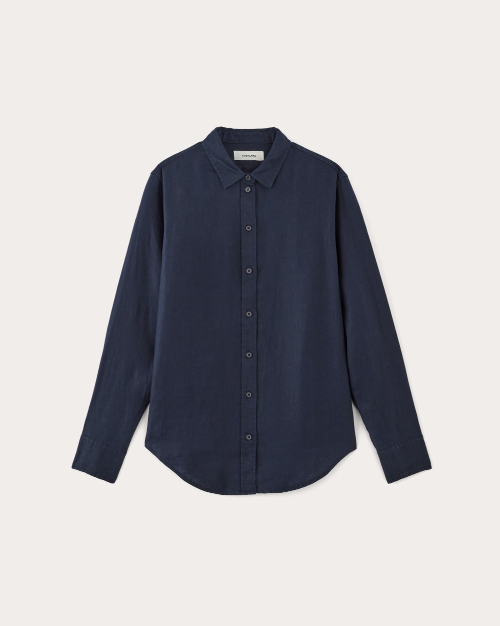 The Must-Have Shirt in Linen in Navy — alternate view