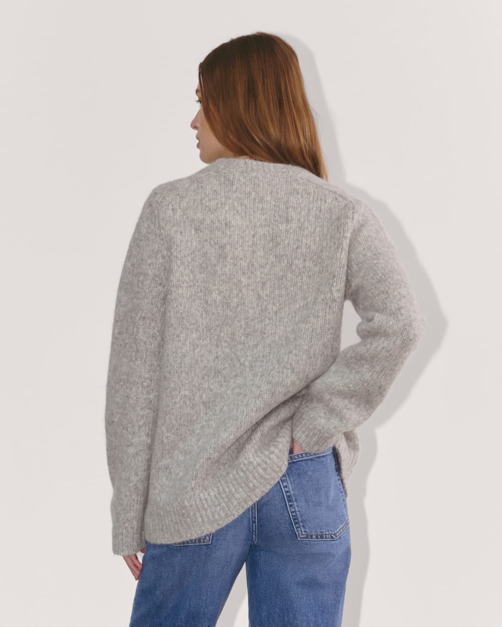 The Relaxed Crew in Cloud in Heather Grey — detail view