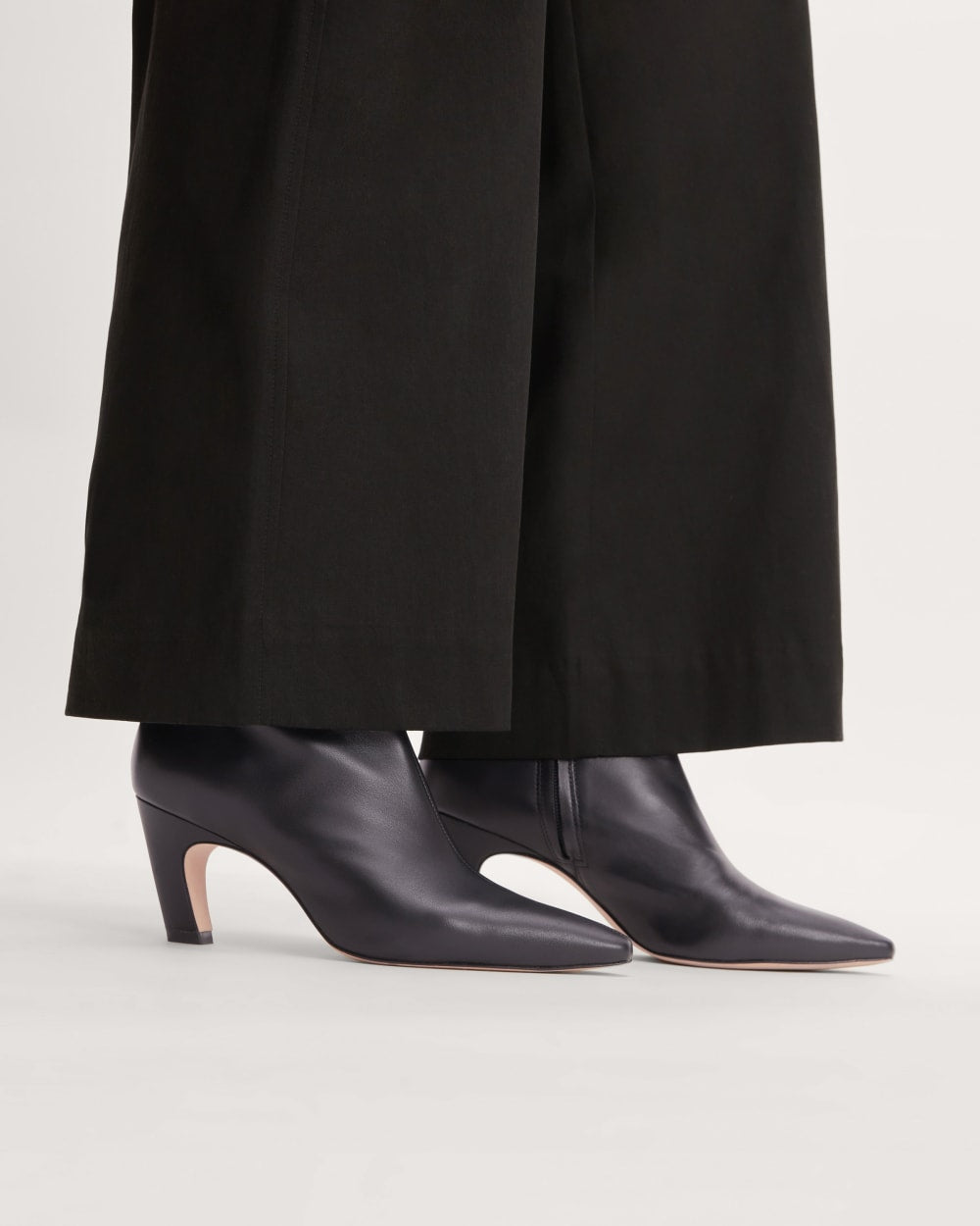 The Short Banana Boot in Black — alternate view