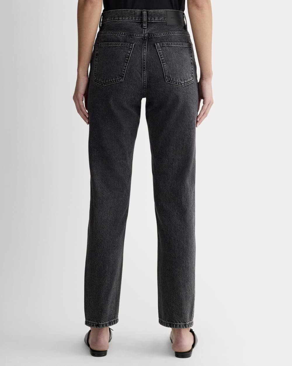 The ’90s Cheeky® Jean in Washed Black — detail view