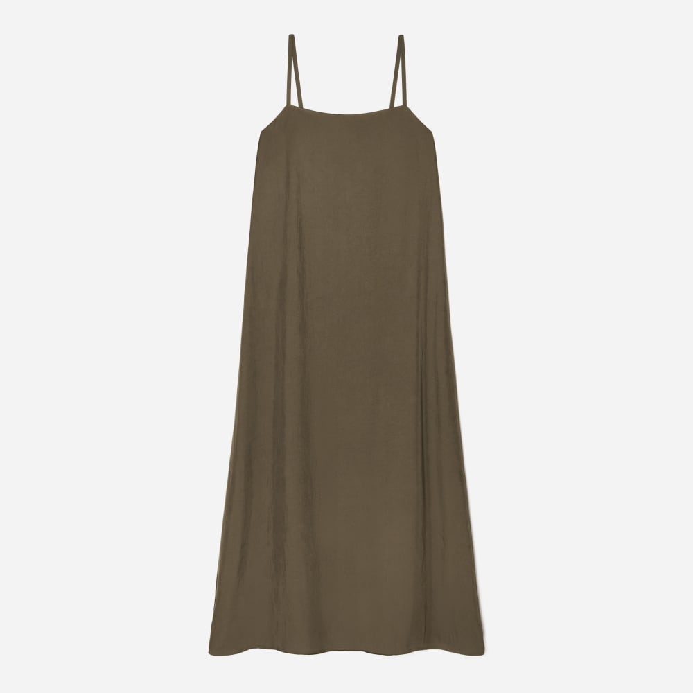 The Japanese GoWeave® Slip Dress in Beech — front view