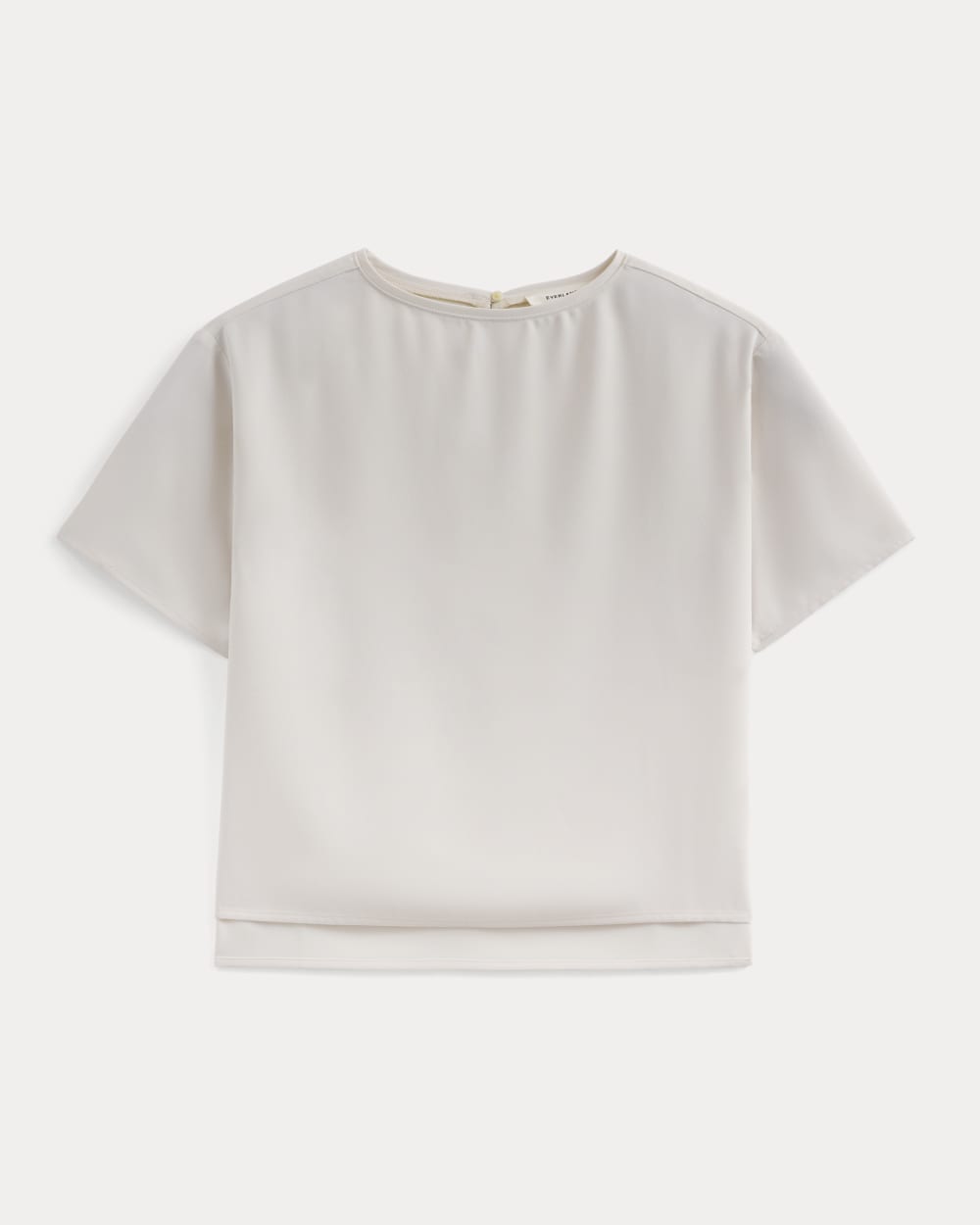 Drapey Crepe Top in Birch — alternate view
