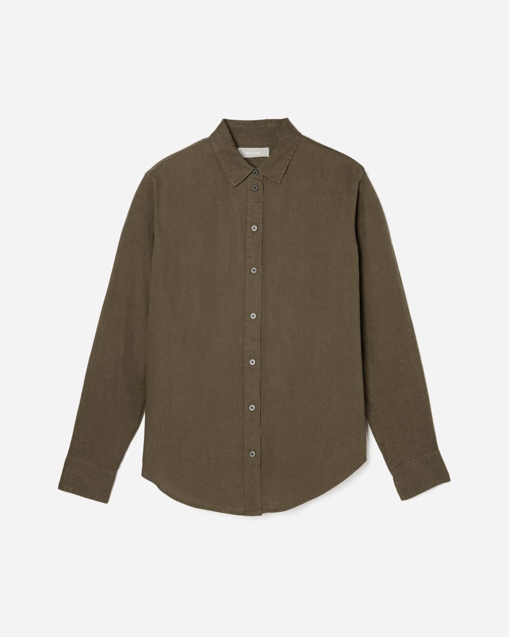 The Must-Have Shirt in Linen in Beech — detail view