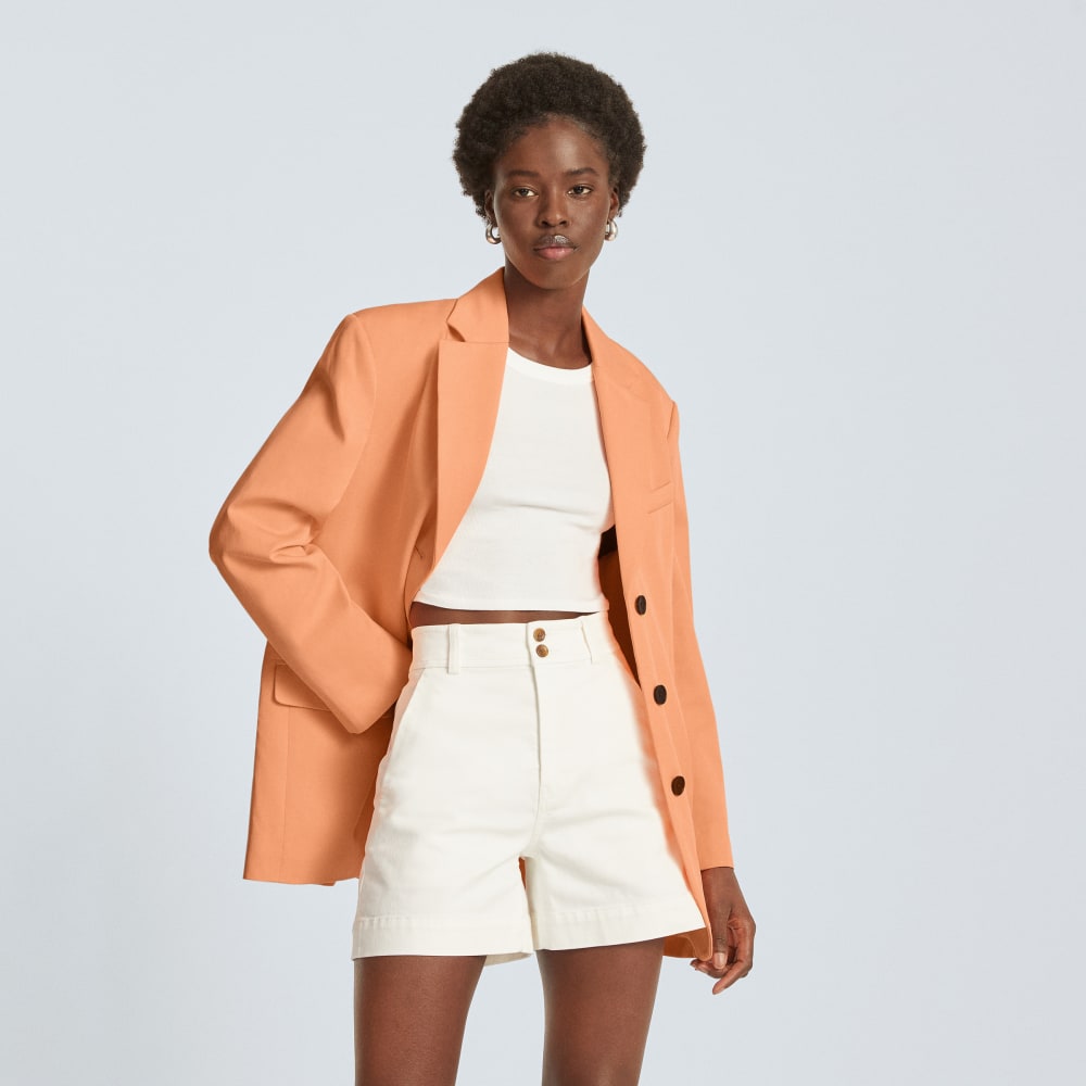 The ’80s Blazer in Orange Chiffon — alternate view
