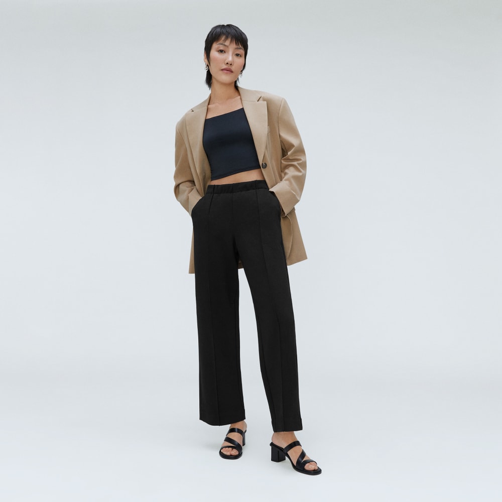 The Wide Leg Dream Pant® in Black — detail view